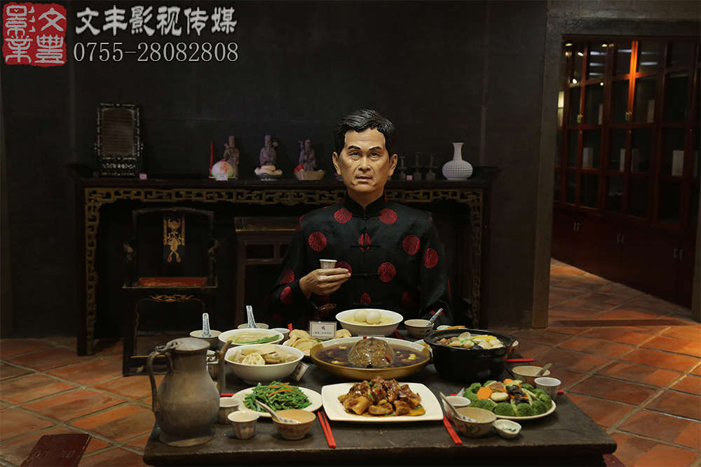 老廣東人的生活習慣，雕塑