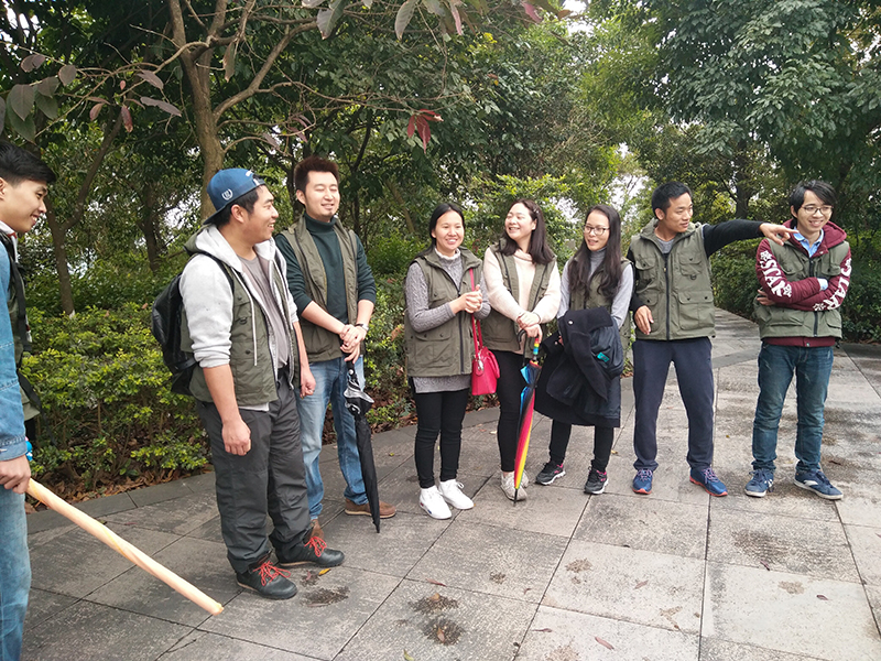 上海視頻制作、平巒山活動合影留念